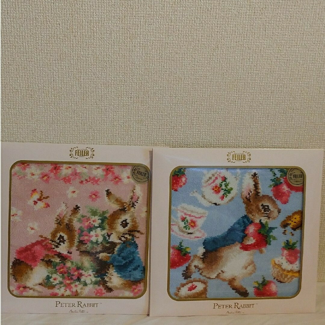 FEILER - フェイラー ピーターラビット ハンカチ2枚セットの通販 FEILER - フェイラー ピーターラビット ハンカチ2枚セットの通販