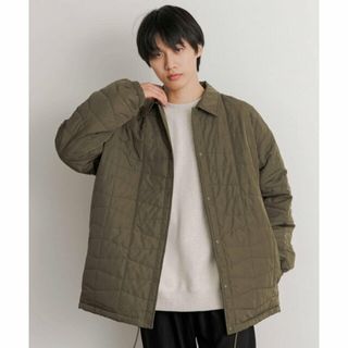 センスオブプレイスバイアーバンリサーチ(SENSE OF PLACE by URBAN RESEARCH)の【KHAKI】パデットキルティングコーチジャケット(ダウンジャケット)