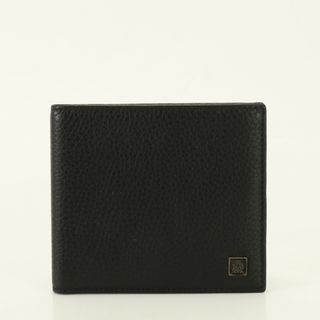 ダンヒル(Dunhill)の極美品 ダンヒル ウィンザー レザー コンパクト ウォレット 二つ折り 財布 札入れ 人気 ブラック 紳士 メンズ EJT 1023-E16(折り財布)