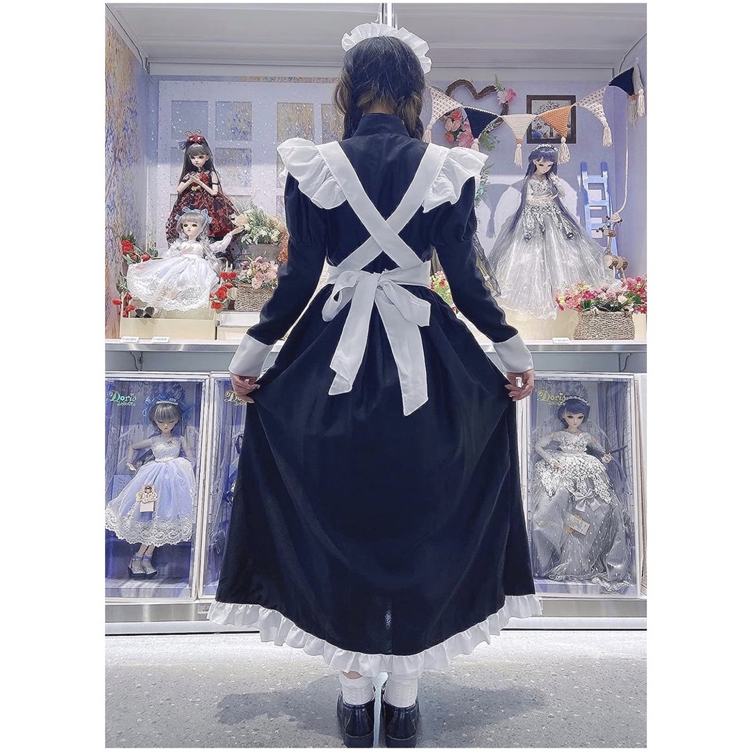 コスプレ用 英国風 メイド服 ハロウィン XL エンタメ/ホビーのコスプレ(衣装一式)の商品写真