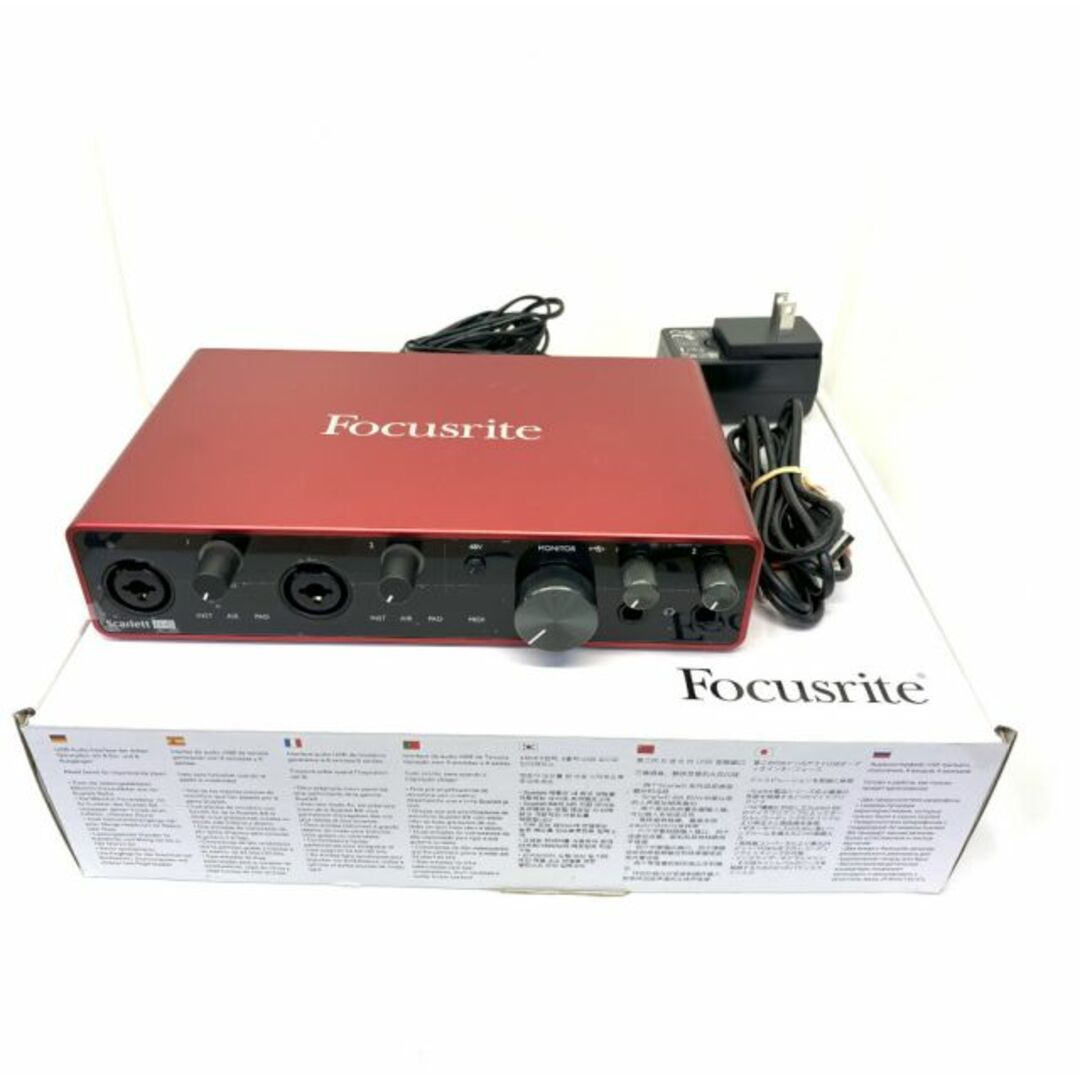 中古品》Focusrite フォーカスライト Scarlett 8i6 3rd Gen USB-C