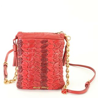 お値下げ中！　美品★ miu miu ショルダー バッグ チェーン ストラップ