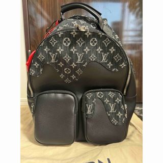 ルイヴィトン(LOUIS VUITTON)の【未使用品】ルイヴィトン×NIGOモノグラムデニムバックパックトリヨンレザー(バッグパック/リュック)