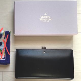 ヴィヴィアンウエストウッド(Vivienne Westwood)の【美品】ヴィヴィアンウエストウッド　長財布　がま口(財布)