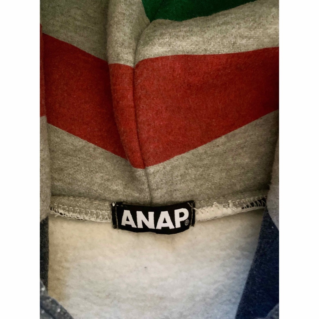 ANAP(アナップ)のANAP カラフル　パーカー　裏起毛　スウェット　厚手 レディースのトップス(パーカー)の商品写真