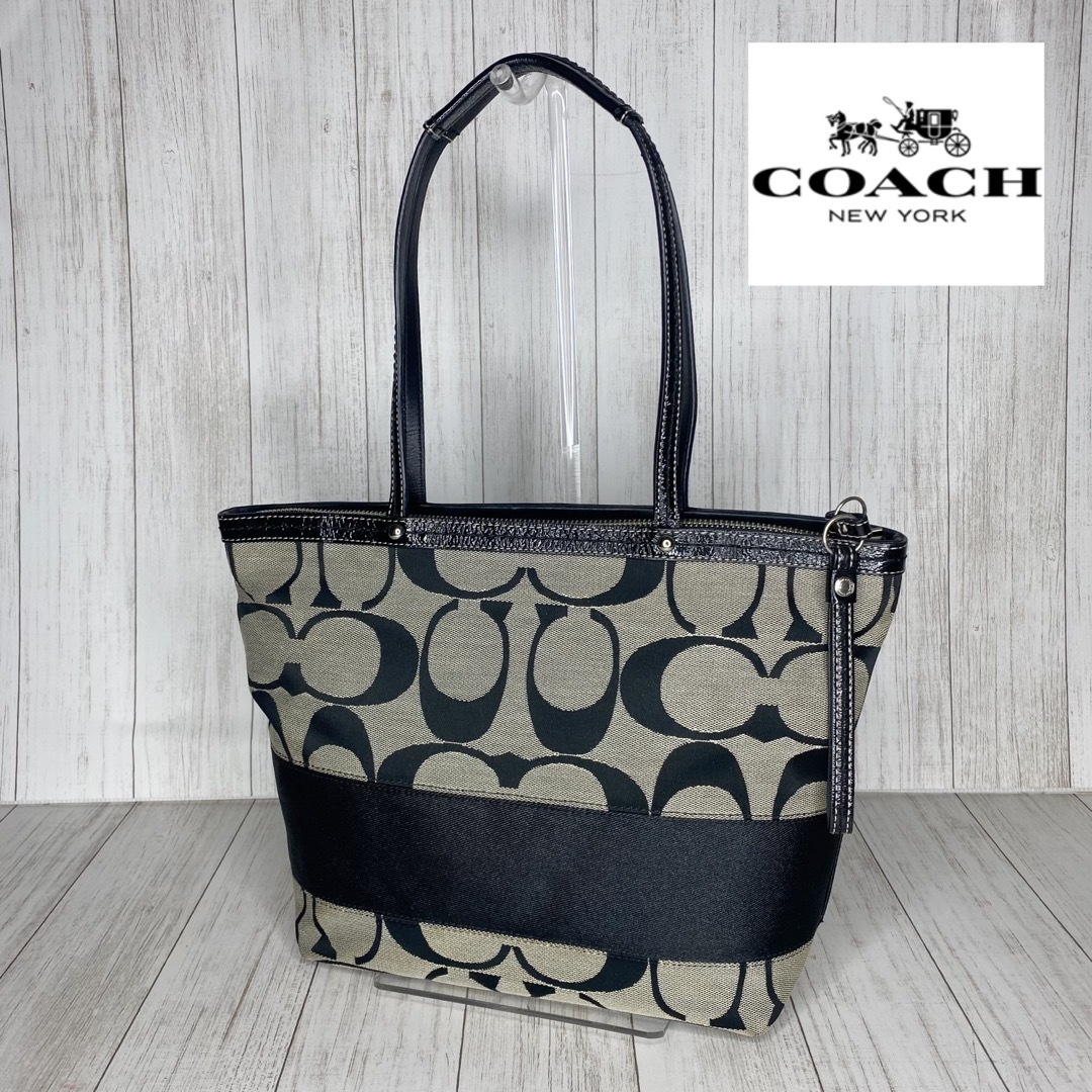 COACH コーチ　シグネチャー　トートバッグ　ハンドバッグ