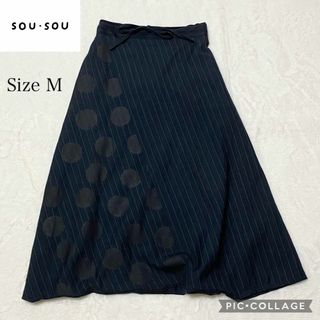 ソウソウ(SOU・SOU)の【美品】SOU・SOU ソウソウ　サルエルパンツ　富士　ドット　サイズM(サルエルパンツ)