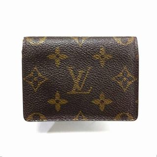 ルイヴィトン(LOUIS VUITTON)のLOUIS VUITTON ルイヴィトン アンヴェロップ カルト ドゥ ヴィジット M62920 モノグラム カードケース 名刺入れ パスケース ケース【中古】JA-17872(名刺入れ/定期入れ)