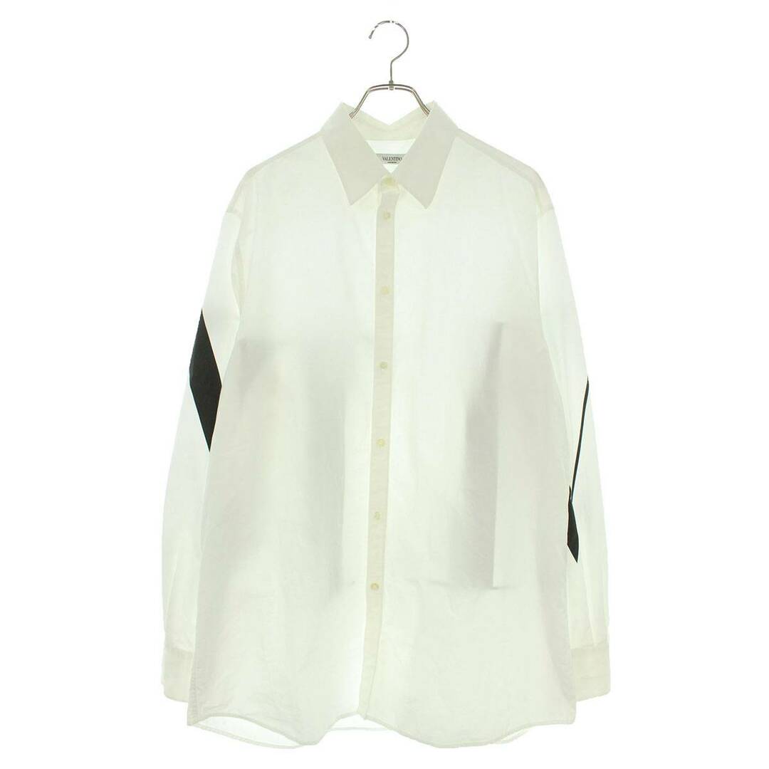ヴァレンチノ  UV3ABA956EW VLTNロゴプリントオーバーサイズ長袖シャツ メンズ 41シャツ