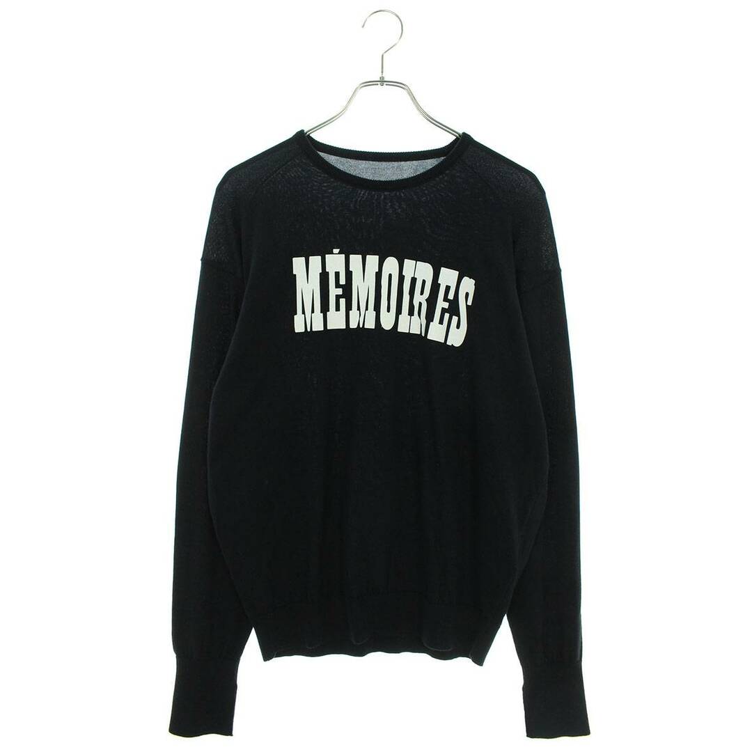 ユニフォームエクスペリメント uniform experiment　  21SS  UE-210014 ASGER JORN MEMOIRES CREWNECK KNIT MEMOIRESクルーネックニット メンズ 1