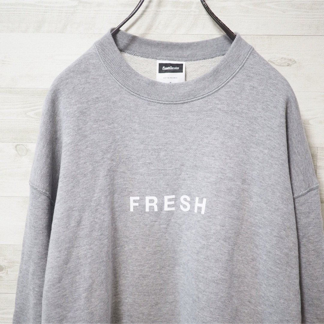 LOOPWHEELER - LOOPWHEELER×FRESHSERVICE Crew Neck-Gry/Mの通販 by