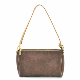 エトロ ETRO ショルダーバッグ ペイズリー PVC/レザー マルチカラー ゴールド レディース 送料無料【中古】 e57133f