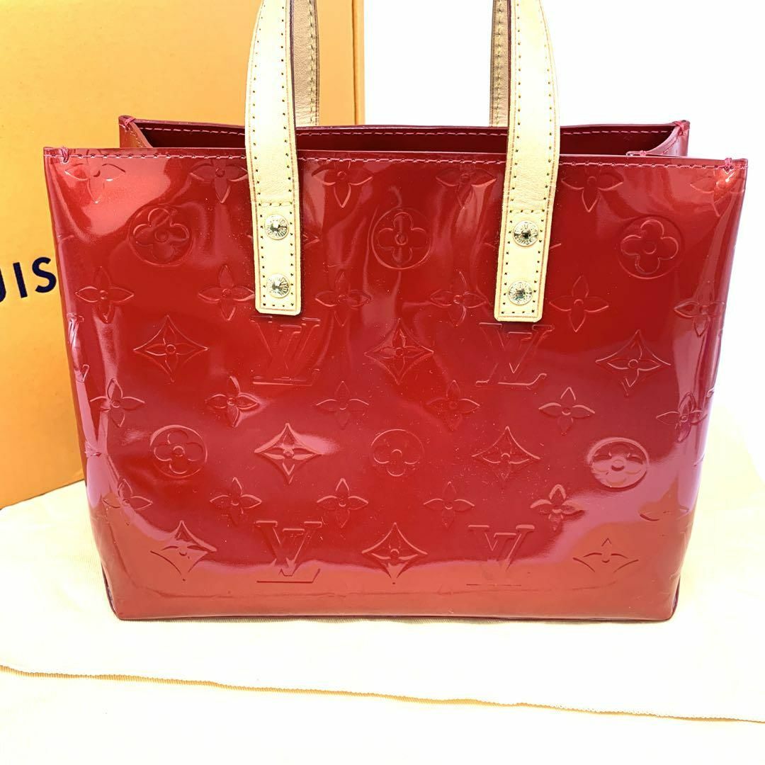 ルイヴィトン Louis Vuitton ヴェルニ 赤 リードPM レッド J7-