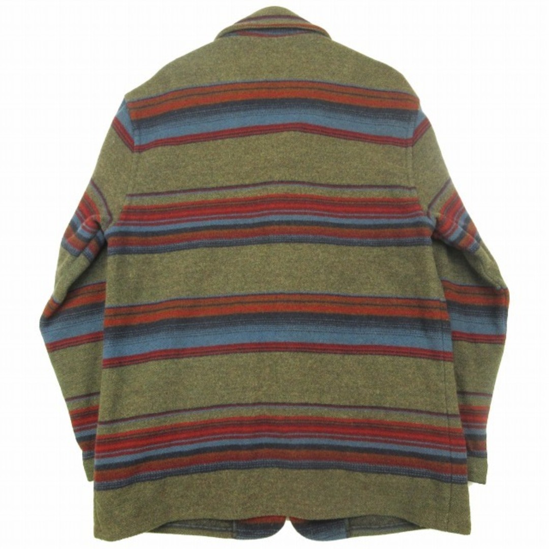 WOOLRICH - ウールリッチ ボーダー ネイティブ柄 ウール ジャケット