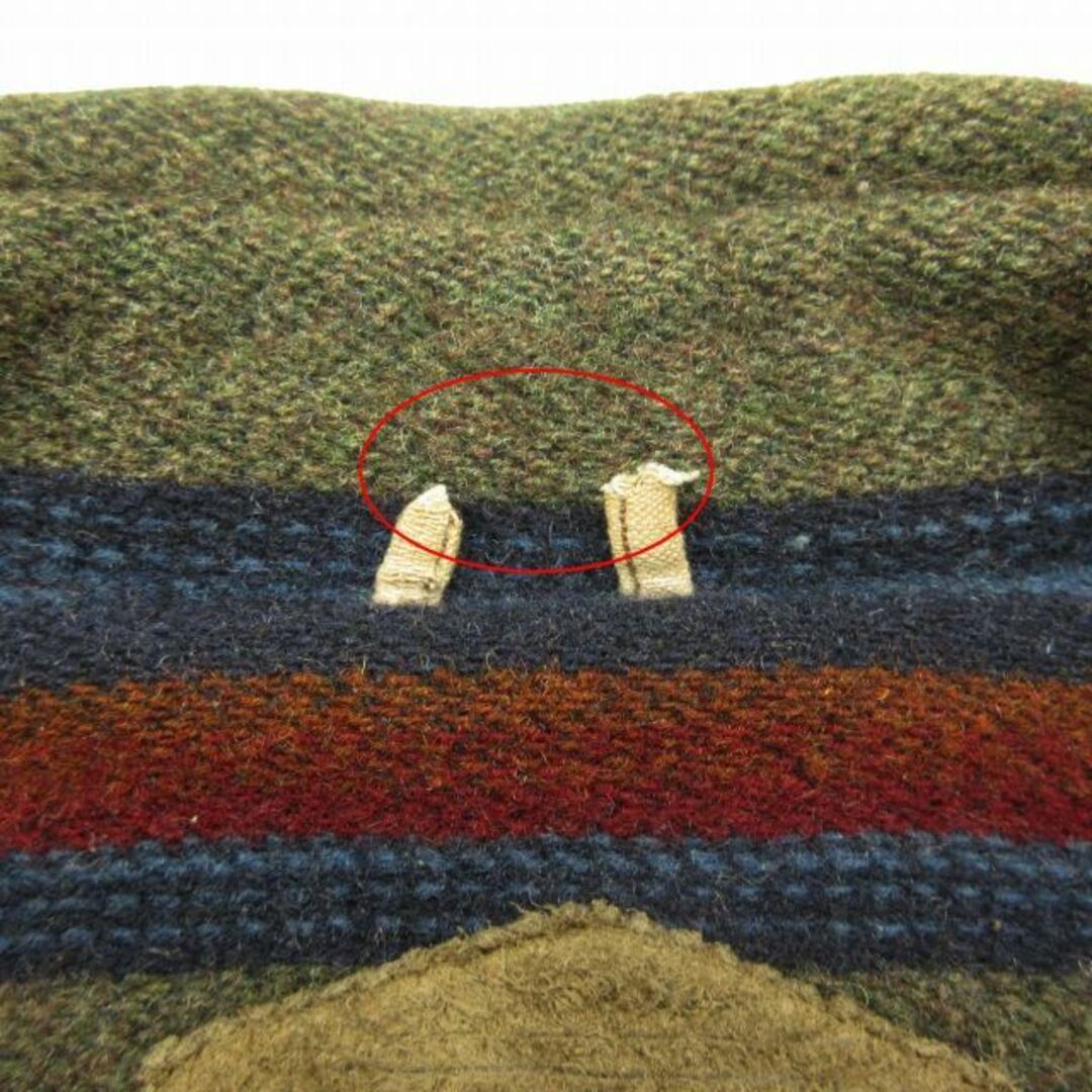WOOLRICH - ウールリッチ ボーダー ネイティブ柄 ウール ジャケット