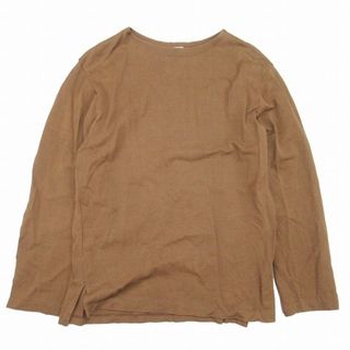 美品 17ss キャプテン サンシャイン 和紙 長袖 Tシャツ ボートネック(Tシャツ/カットソー(七分/長袖))