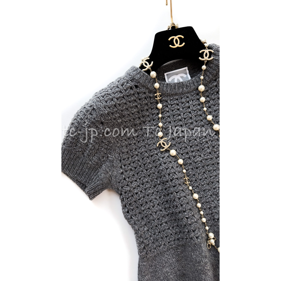 CHANEL - 美品 シャネル CHANEL 着心地 ふんわり柔らか グレー