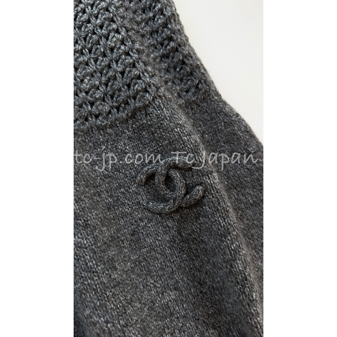 CHANEL - 美品 シャネル CHANEL 着心地 ふんわり柔らか グレー