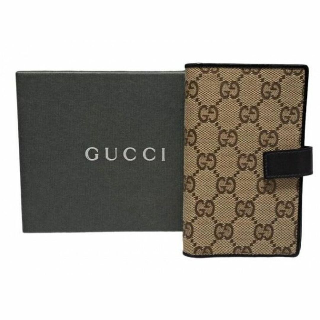 Gucci(グッチ)のグッチ 手帳カバー ＧＧ 手帳 ミニ６ システム手帳 ＧＧキャンバス ベージュ インテリア/住まい/日用品の文房具(その他)の商品写真