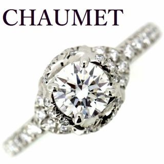 ショーメ(CHAUMET)のショーメ リアン ダム―ル ダイヤモンド 0.54ct D-VVS1-3EX リング Pt950 ♯50(リング(指輪))