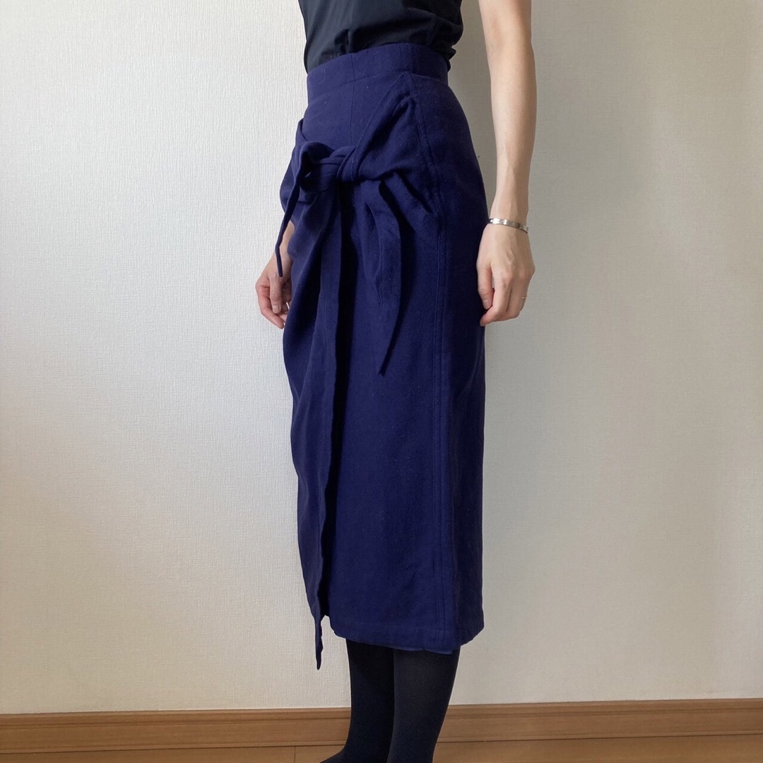 ISSEY MIYAKE - ビンテージ イッセイミヤケ ウールスカート 80s 旧タグ