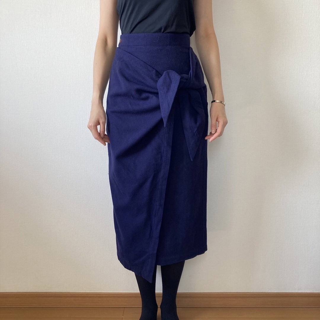 ISSEY MIYAKE - ビンテージ イッセイミヤケ ウールスカート 80s 旧タグ