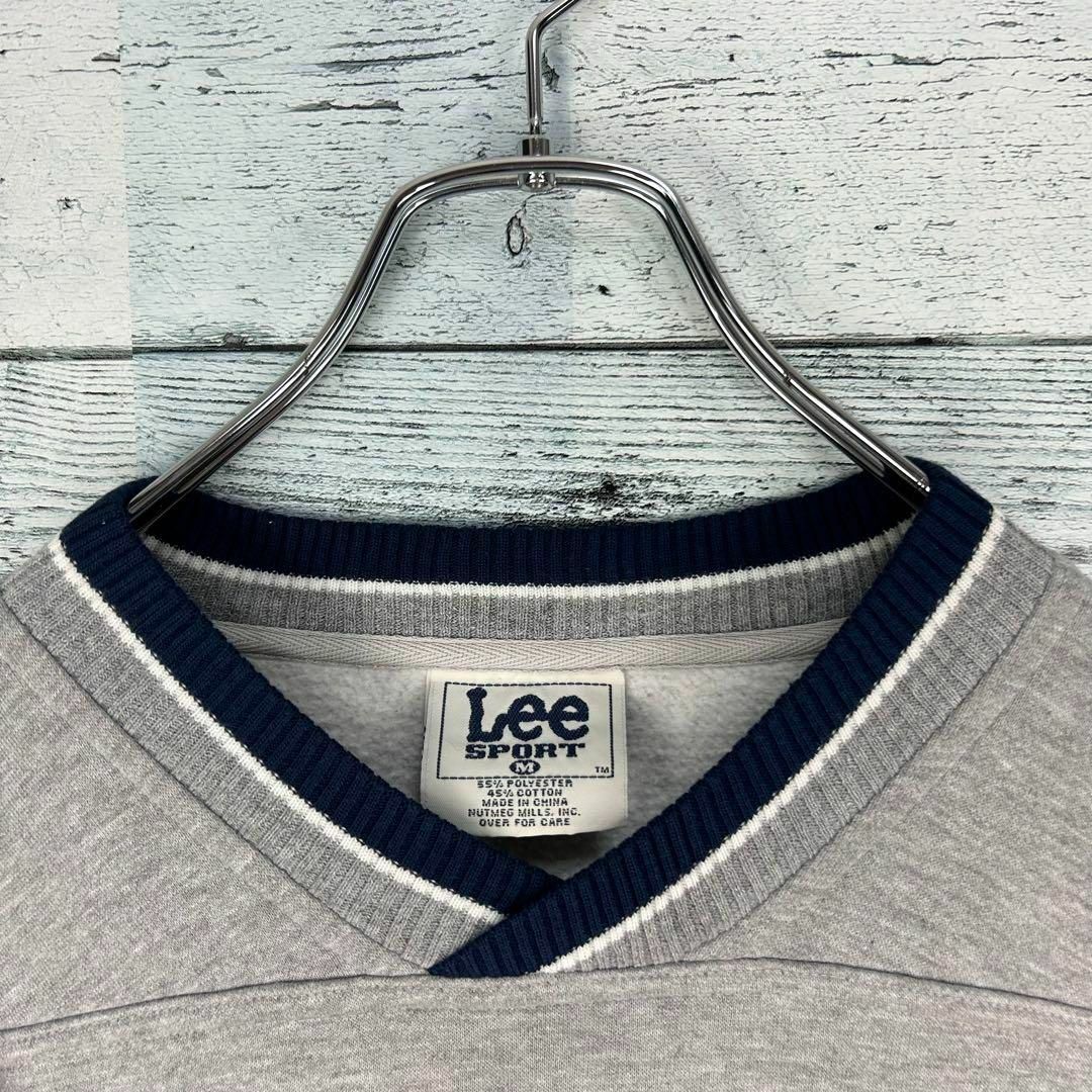 Lee(リー)の希少 Lee × NFL ペイトリオッツ チーム刺繍ロゴ リブライン スウェット メンズのトップス(スウェット)の商品写真