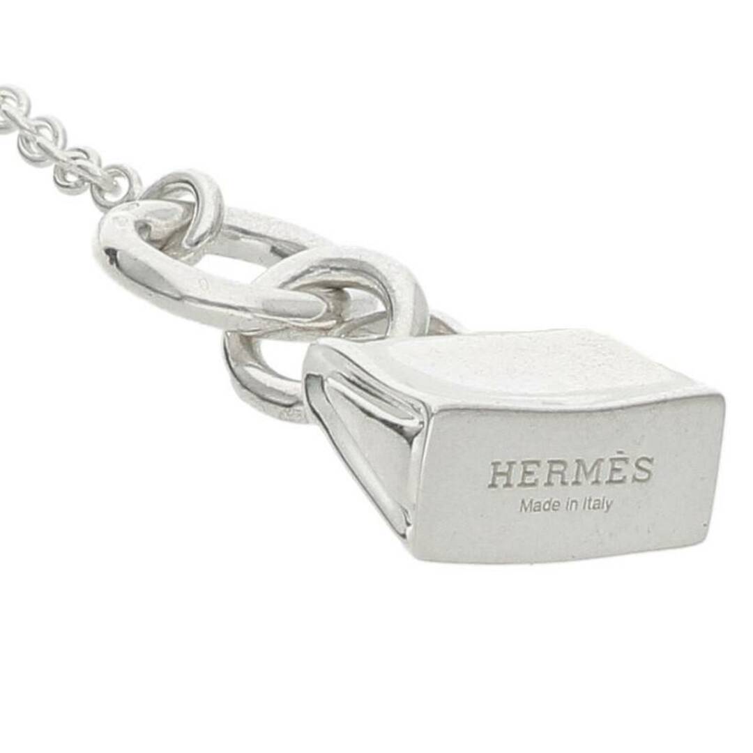 HERMES - エルメス アミュレット ケリー シルバーネックレス HERMES - エルメス アミュレット ケリー シルバーネックレス