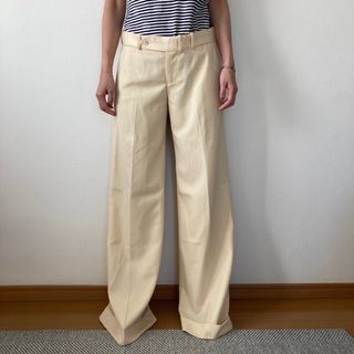 ラルフローレン(Ralph Lauren)の古着 ラルフローレン フレアパンツ ワイドパンツ モード ウールパンツ(バギーパンツ)