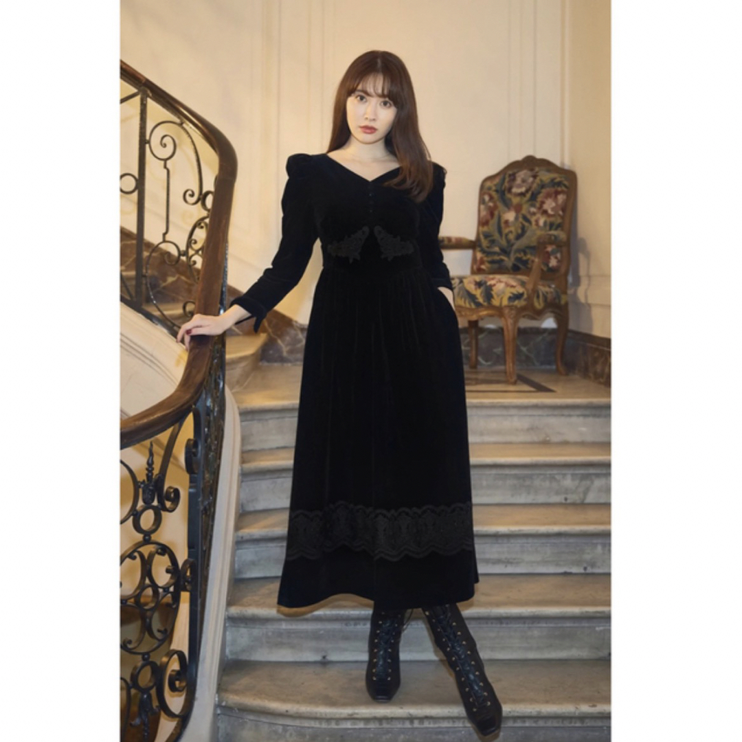 ColoHerlipto Royal Velour Long Dress