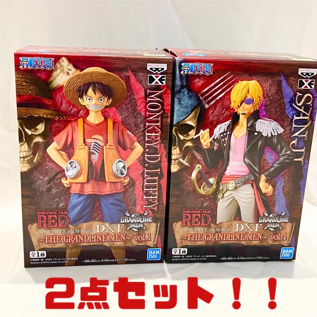 ONE PIECE - 新品未使用 ONEPIECE RED フィギュア 2点セットの通販 by