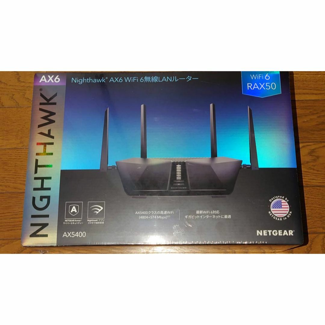 ☆新品☆NETGEAR Wi-Fi6無線LANルーター RAX50-100JPS