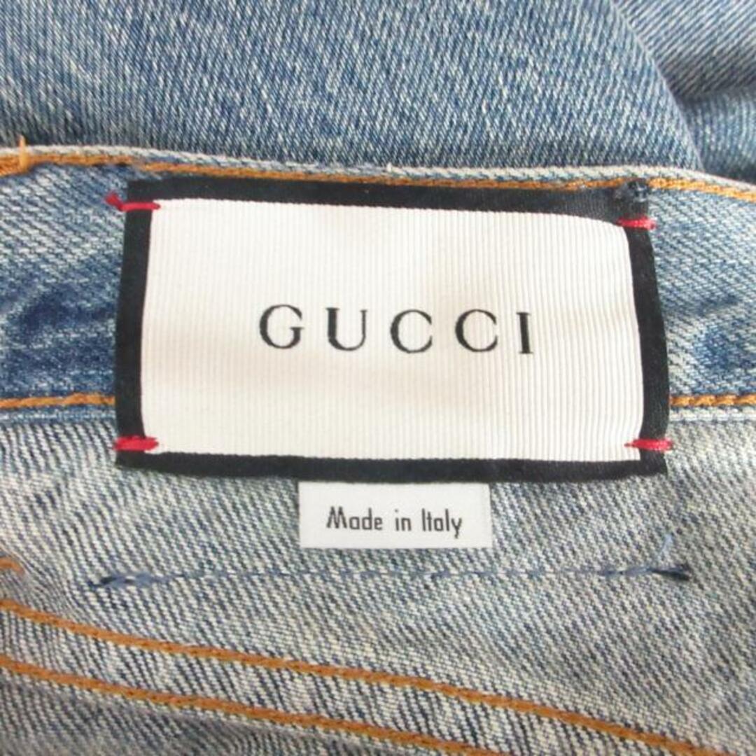 Gucci(グッチ)のグッチ エコブリーチ デニムパンツ ダメージ加工 ウォッシュ加工 27 約S-M レディースのパンツ(デニム/ジーンズ)の商品写真