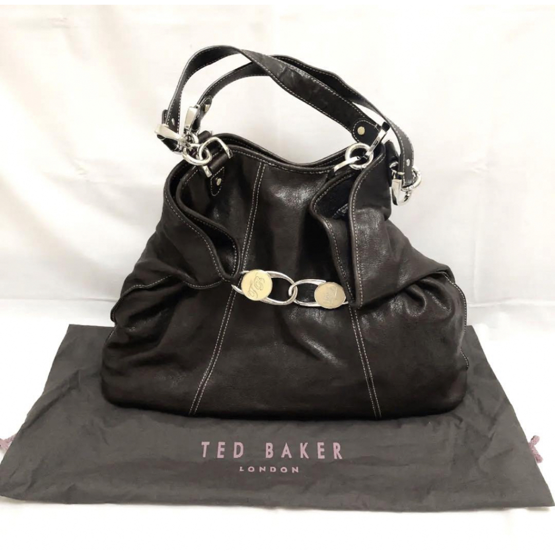 ted baker　テッドベイカー　トートバッグ　ショルダーバッグ　ブラウン