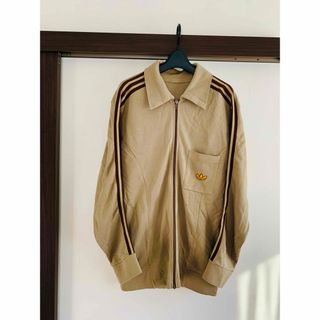 美品 80's adidas ジャージー トラックトップ メンズM ブラック