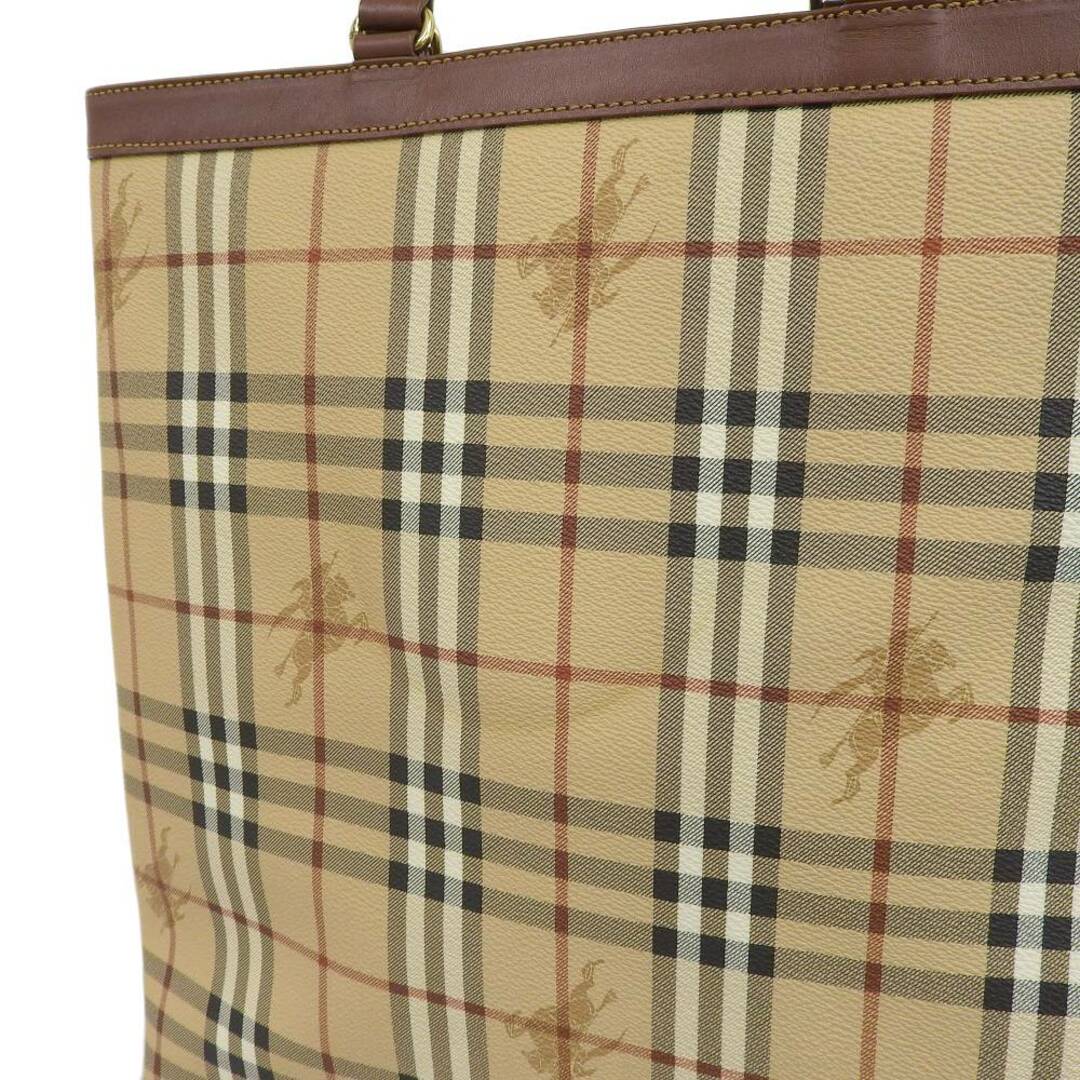 BURBERRY(バーバリー)の【本物保証】 超美品 バーバリー BURBERRY トートバッグ ベージュ系 バーバリーチェック ロゴ 大きい レディースのバッグ(トートバッグ)の商品写真