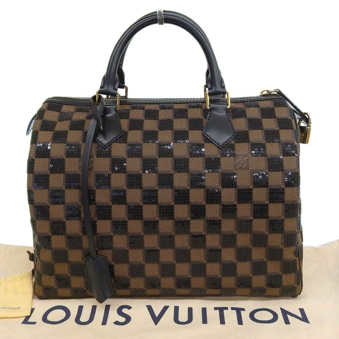 【本物保証】 布袋付 超美品 ルイヴィトン LOUIS VUITTON ダミエ パイエット スピーディ30 スパンコール ミニボストンバッグ  N41262 レア | フリマアプリ ラクマ