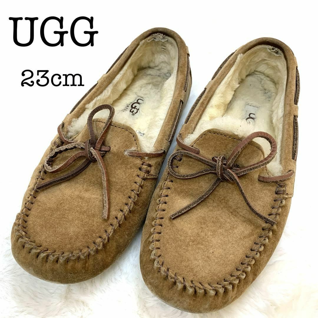 UGG(アグ)のUGG アグ モカシン ムートン ブラウン レディース 23cm J6 レディースの靴/シューズ(スリッポン/モカシン)の商品写真