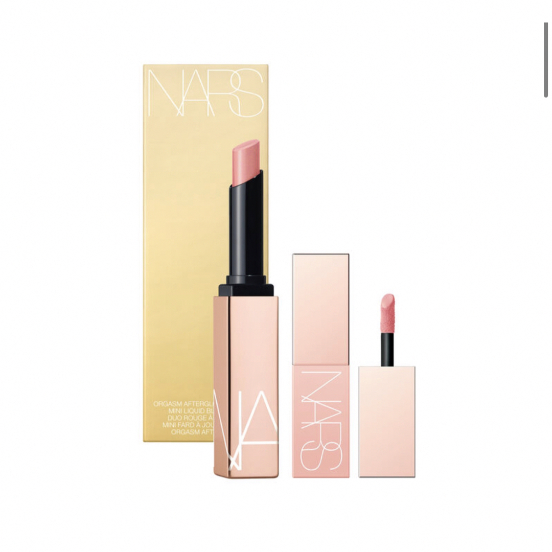 NARS(ナーズ)のNars センシュアルシャインリップスティック アフターグローリキッドブラッシュ コスメ/美容のベースメイク/化粧品(口紅)の商品写真