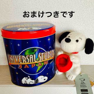 スヌーピー(SNOOPY)のスヌーピー ぬいぐるみ 缶 スヌーピーミュージアム ユニバーサルスタジオ USJ(ぬいぐるみ)