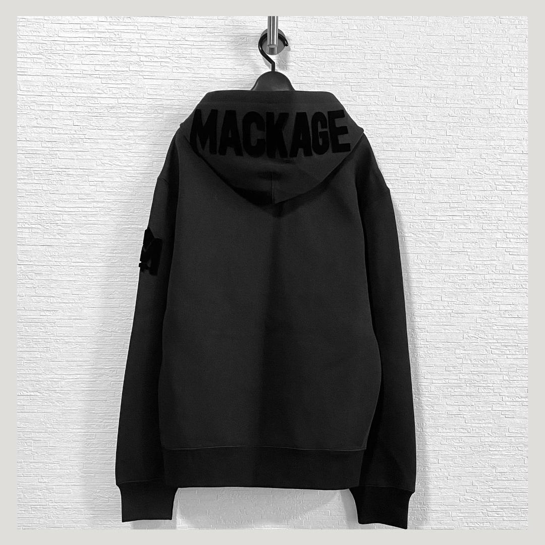 【新品】Mackage KRYS-R ユニセックス フーディー パーカー 黒