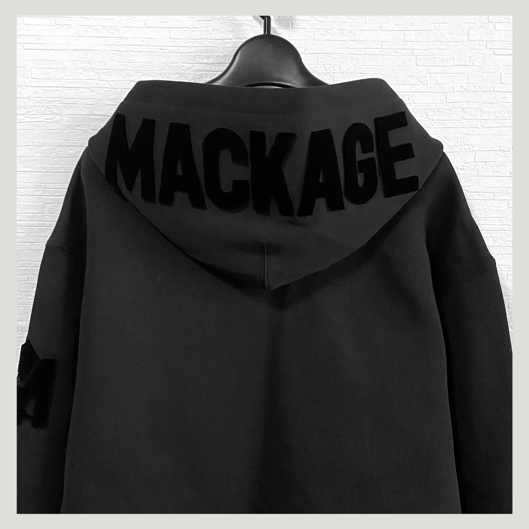 【新品】Mackage KRYS-R ユニセックス フーディー パーカー 黒