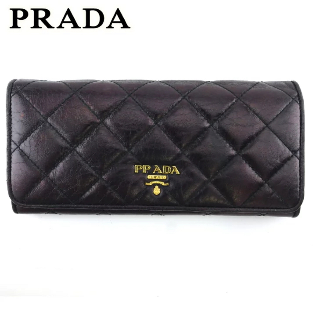 PRADA プラダ　財布　長財布　黒