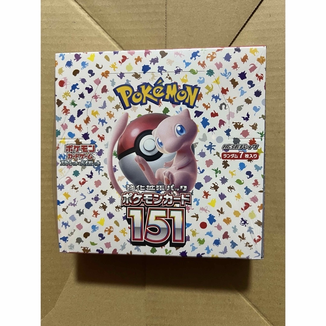 未開封シュリンク付き　ポケモンカード151 BOX