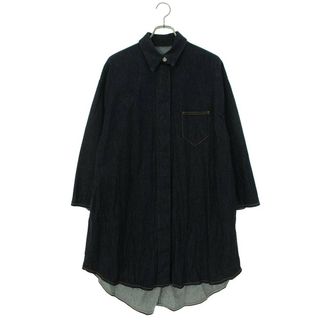 エムエムシックス(MM6)のエムエムシックス  20SS  S32AA0186 オーバーサイズ長袖シャツ レディース 38(シャツ/ブラウス(長袖/七分))