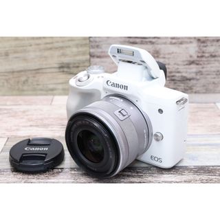 Canon - ❤️超人気最新モデル❤️Canon EOS Kiss M2 ホワイトの通販