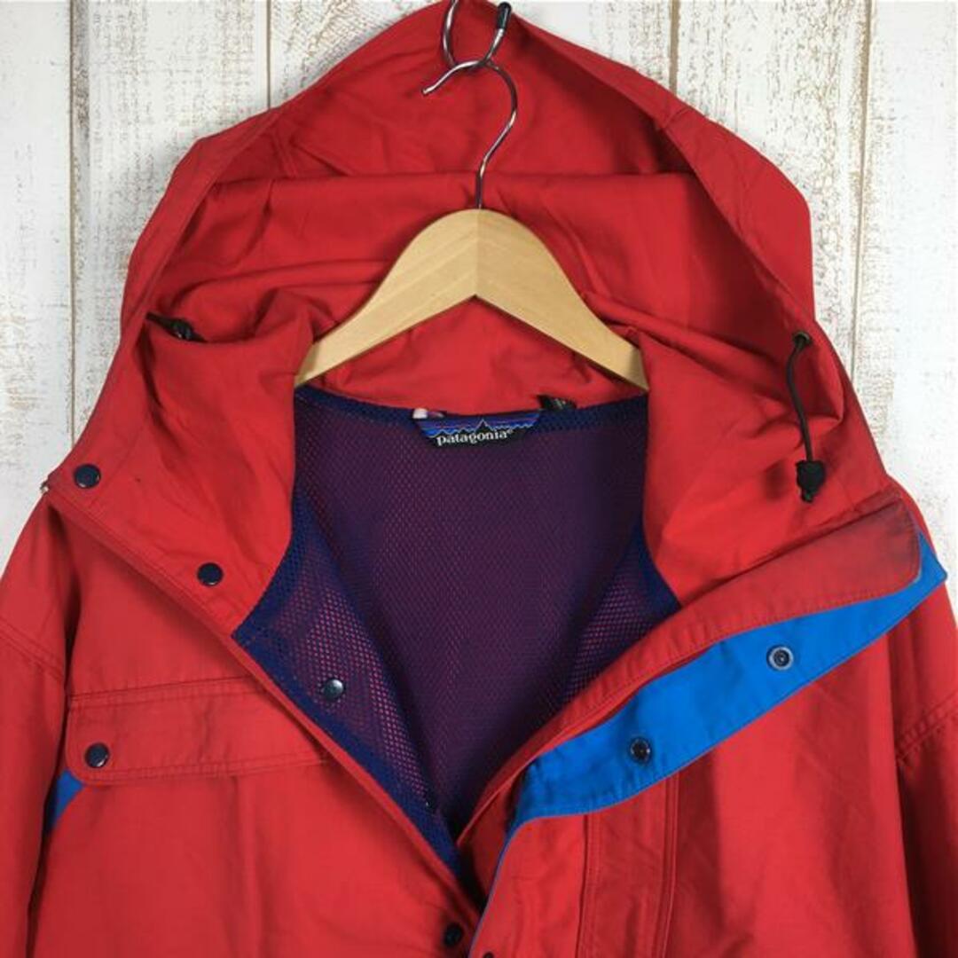 patagonia(パタゴニア)のMENs M  パタゴニア 1980s バックボウル アノラック Back Bowl Anorak ナイロン ジャケット フーディ コート 三角タグ Rマーク ビンテージ 入手困難 PATAGONIA Red / Turquoise レッド系 メンズのメンズ その他(その他)の商品写真