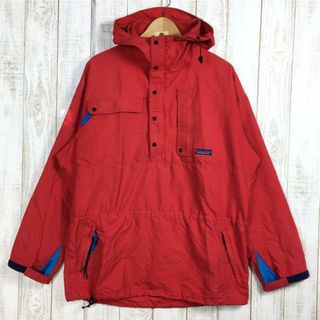 パタゴニア(patagonia)のMENs M  パタゴニア 1980s バックボウル アノラック Back Bowl Anorak ナイロン ジャケット フーディ コート 三角タグ Rマーク ビンテージ 入手困難 PATAGONIA Red / Turquoise レッド系(その他)