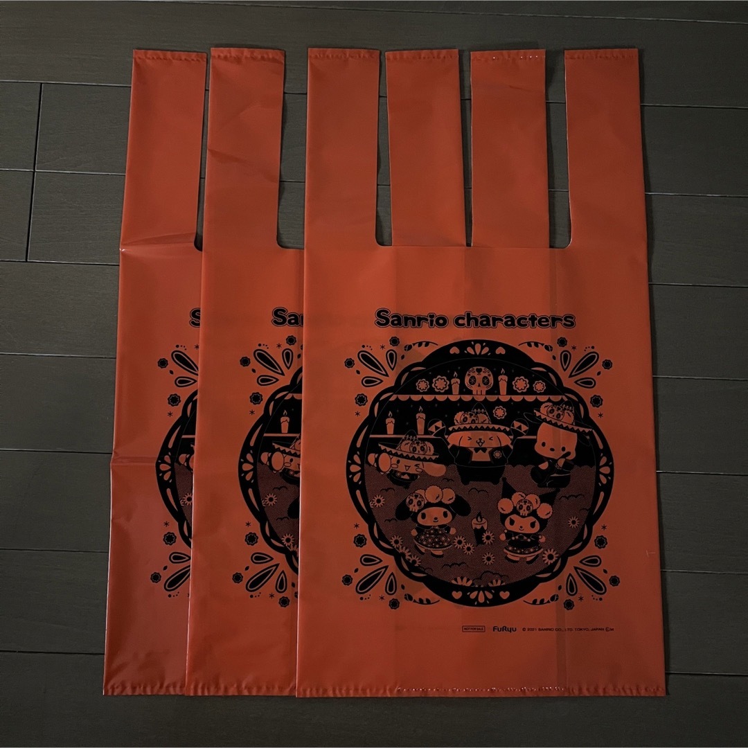 サンリオ(サンリオ)のサンリオ×ナムコ　ハロウィン　袋 サンリオキャラクターズ 限定ショッパー　6枚 レディースのバッグ(ショップ袋)の商品写真