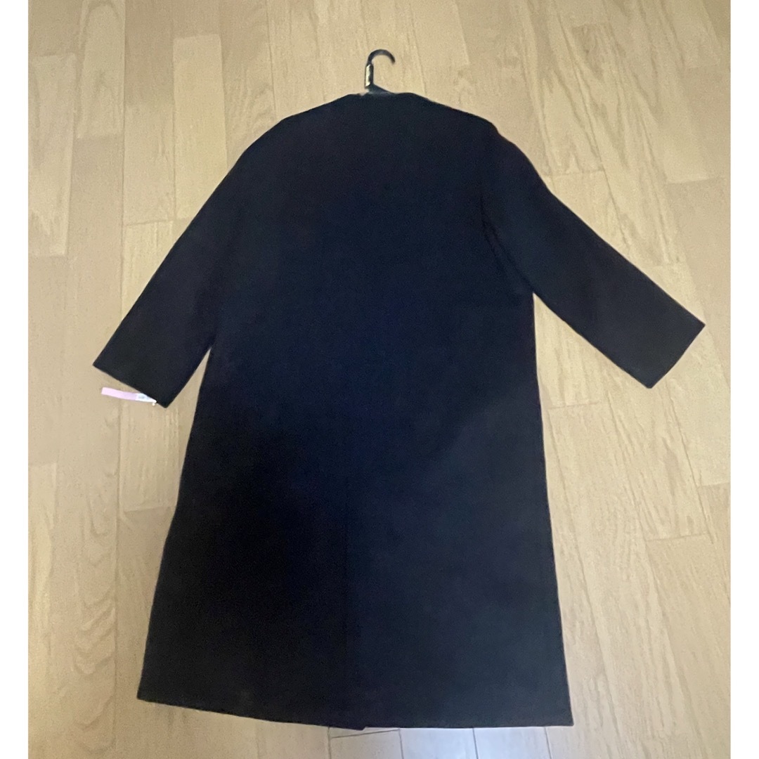 IENA(イエナ)のイエナ MANTECOノーカラーコート ブラック36 レディースのジャケット/アウター(ロングコート)の商品写真
